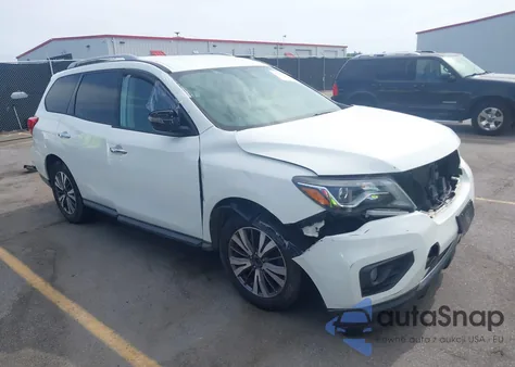2017 Nissan Pathfinder Sv z USA, uszkodzony, nr VIN 5N1DR2MN7HC685340